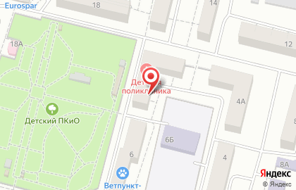 Климовская городская больница №2 на Заводской улице на карте
