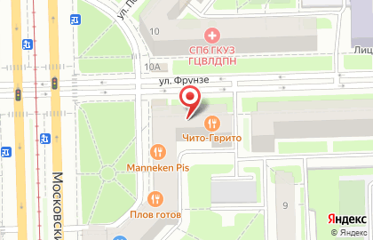 Банк Оранжевый на Московском проспекте на карте
