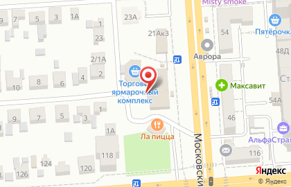 Магазин хлебобулочных изделий в Коминтерновском районе на карте