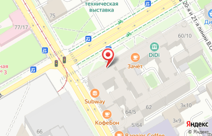 Зоомагазин Флюгер в Василеостровском районе на карте