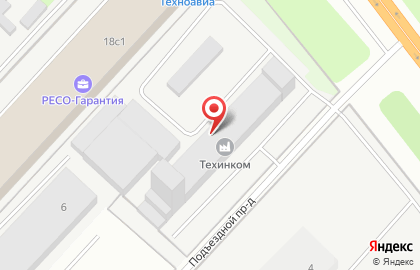 Производственная компания Техинком-Центр на карте