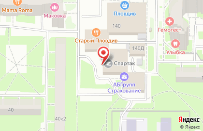 Фитнес-клуб Olympic Touch в Красносельском районе на карте