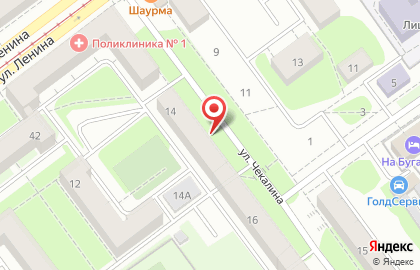 Парикмахерская Шанс в Кузнецком районе на карте