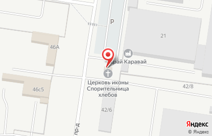 Церковь во имя иконы Божией Матери Спорительницы хлебов на карте