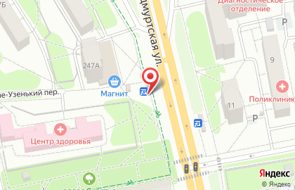 Цветочный магазин в Ижевске на карте