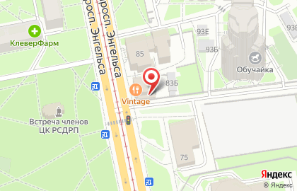 Корчма в Озерках на карте