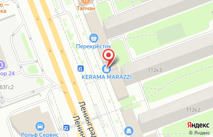 Мастерская на Ленинградском шоссе на карте