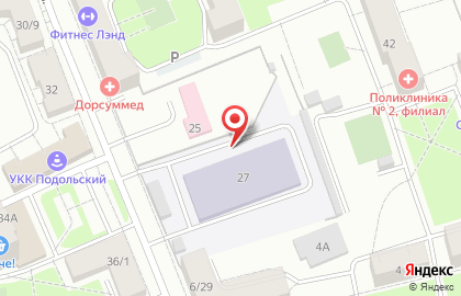 Детский сад Теремок №8 комбинированного вида в Подольске на карте
