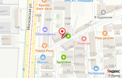 Магазин КомиSSионычЪ на ​Московской на карте
