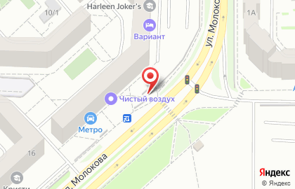 ЕвроПринт, ООО на улице Молокова на карте