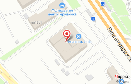 Медверь на Ленинградском шоссе на карте