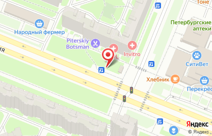 Магазин овощей и фруктов на проспекте Просвещения, 24а на карте