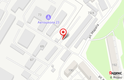 Автостоянка в Туле на карте
