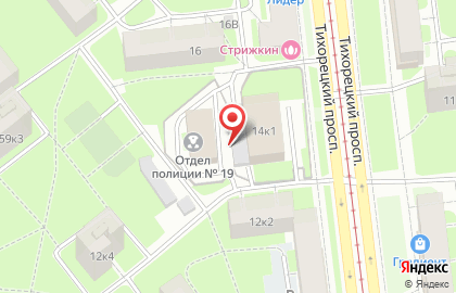 19 отдел полиции Управления МВД Выборгского района на карте