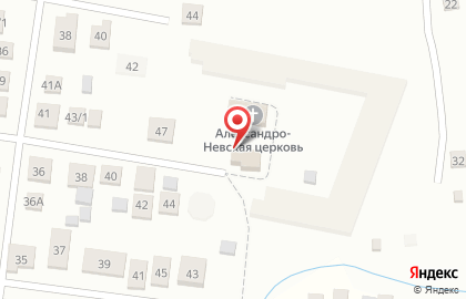Храм Александра Невского в Оренбурге на карте