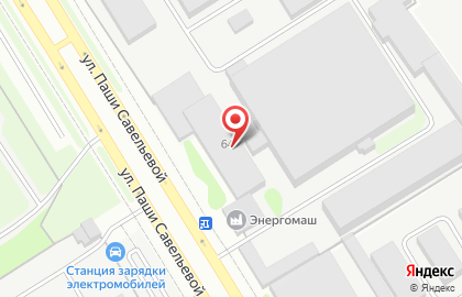 НПЦ Система на улице Паши Савельевой на карте