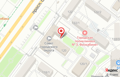 Финансовое Управление на проспекте Октября на карте