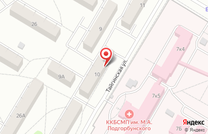 Служба заказа товаров аптечного ассортимента Аптека.ру на Тайгинской улице на карте