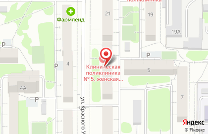 Страховая медицинская компания Ресо-Мед на улице Красного Урала на карте