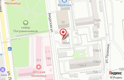 Старый город на улице Пушкина на карте