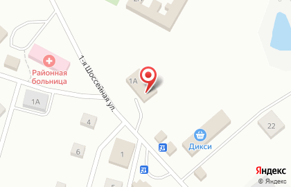 Отделение банка Сбербанк России на 1-й Шоссейной улице на карте