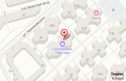 Салтыковка-Престиж, ООО Салтыковка на улице Черняховского на карте