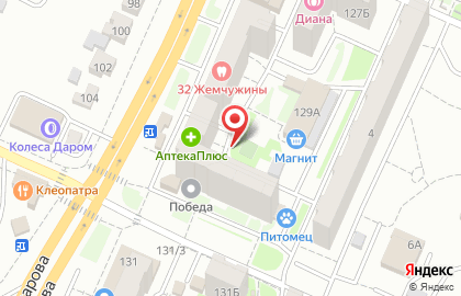 Престиж на улице Комарова на карте