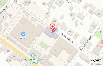 Молодежный центр Алиби на карте