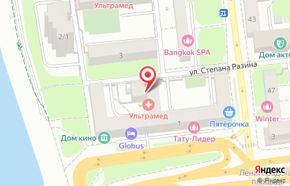 Клинико-диагностический центр Ультрамед Лаборатория сна на Комиссаровской улице на карте