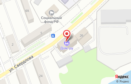 Акцент на улице Свердлова на карте