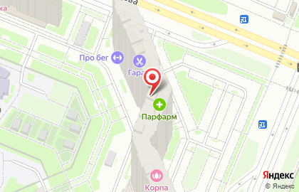 Агентство недвижимости Квадраты на улице Фёдора Абрамова на карте