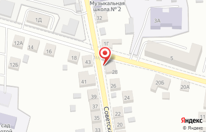 Магазин Вираж на Советской улице на карте