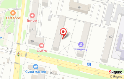 Магазин спортивного питания Protein66.ru на проспекте Победы на карте