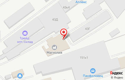 Агрофирма Магнолия в Кургане на карте