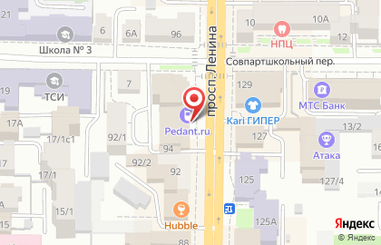 Клиника Идеал на проспекте Ленина на карте