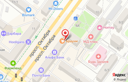 Салон подушек и матрасов Leggero в Советском районе на карте