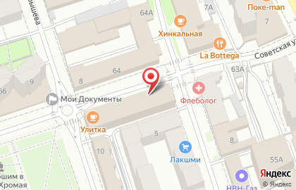Туристическое агентство Гранд Вояж на Советской улице на карте