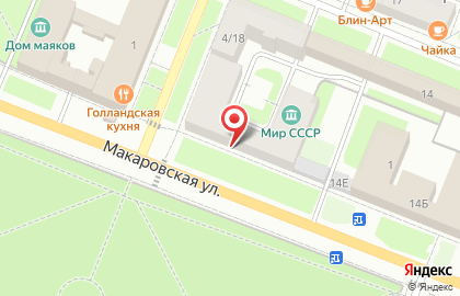 Фирменный магазин кондитерской фабрики им. Н.К. Крупской в Санкт-Петербурге на карте