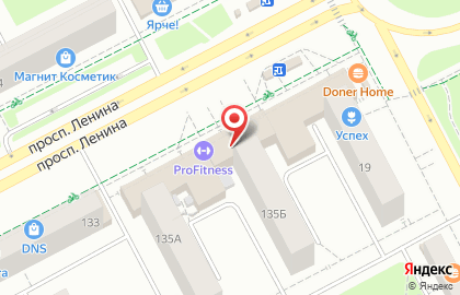 Русь на проспекте Ленина на карте