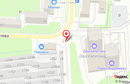 Автостоянка в Рязани на карте
