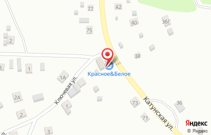 Продуктовый магазин Лада на Катунской улице на карте