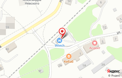 Автомойка самообслуживания CWTech в Калининграде на карте