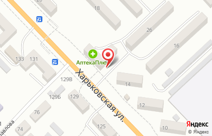 Магазин Светлана на Харьковской улице на карте