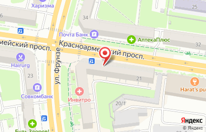 Магазин оптики Счастливый взгляд на Красноармейском проспекте на карте