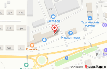 Продуктовый магазин Альянс на улице Маяковского на карте