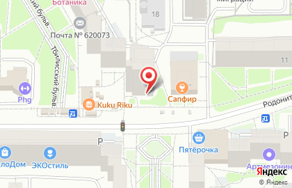 Отделение службы доставки Boxberry на Тбилисском бульваре на карте