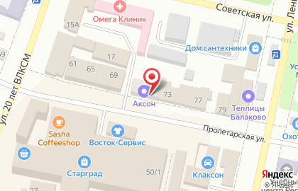 Магазин Лесная сказка на Пролетарской улице на карте