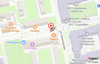 Каре на Красногеройской улице на карте