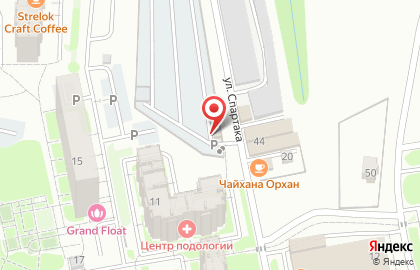 Автостоянка в Калуге на карте