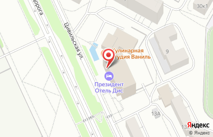 Гостиничный комплекс ДИС Президент отель на карте
